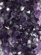 Purple Amethyst Cluster On Wood Base #50069-1